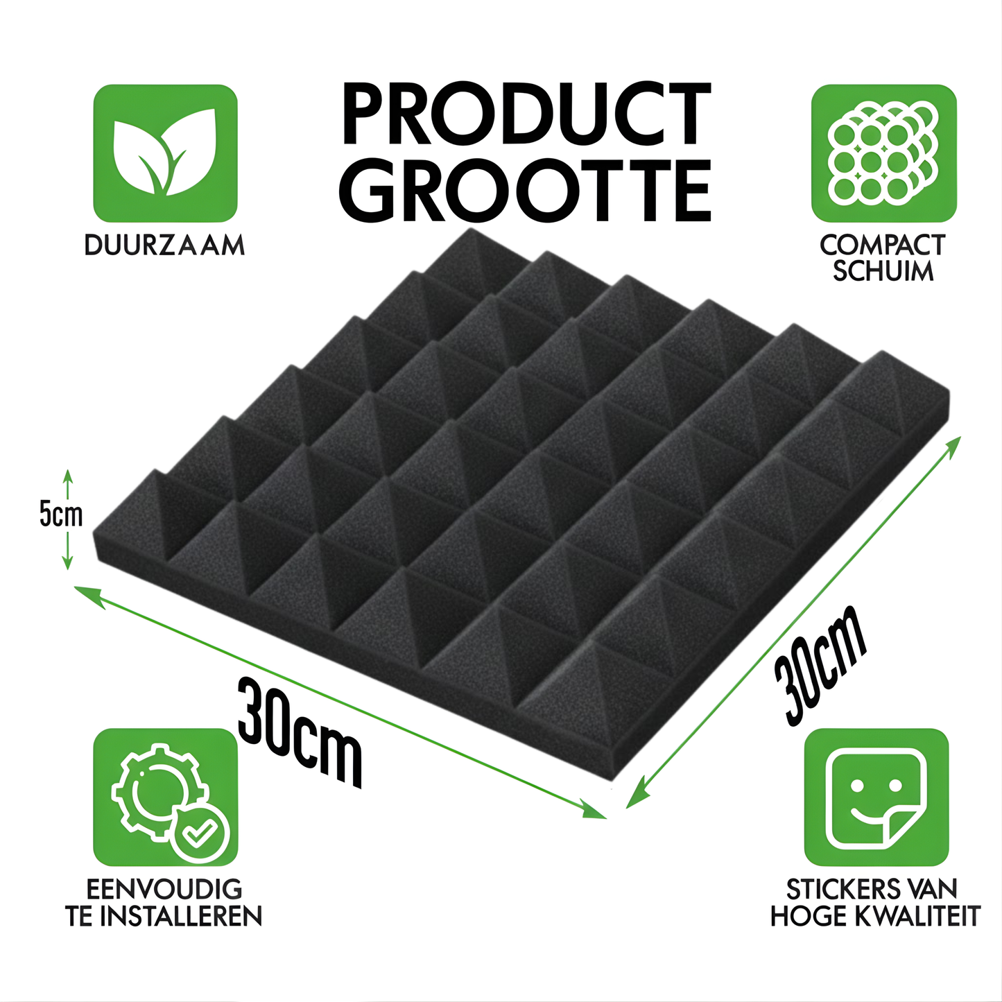 Akoestische Panelen Pyramide Stijl
